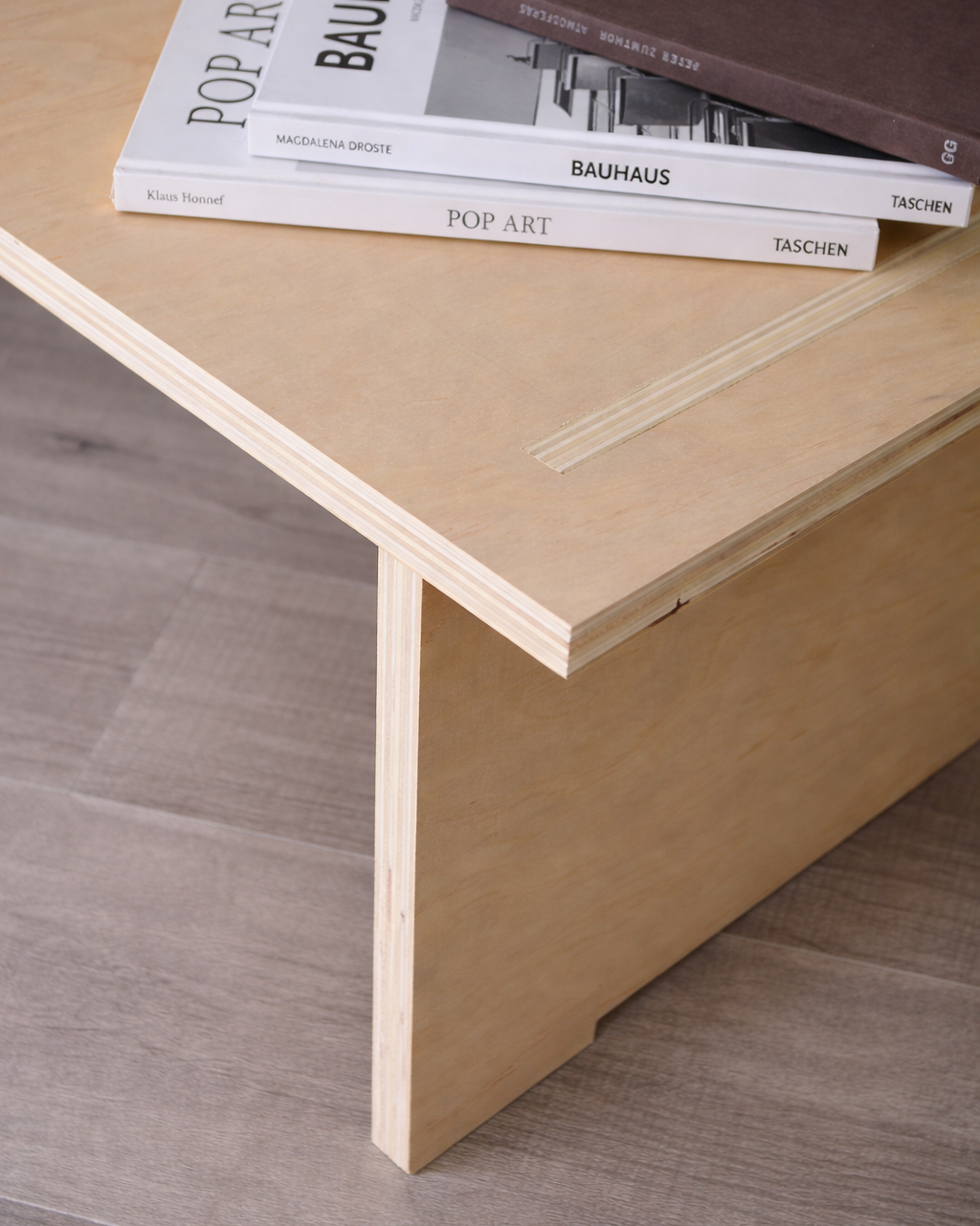 Mesa de Centro de Madera Japandi – Mesa Baja Minimalista para Living - Línea 01