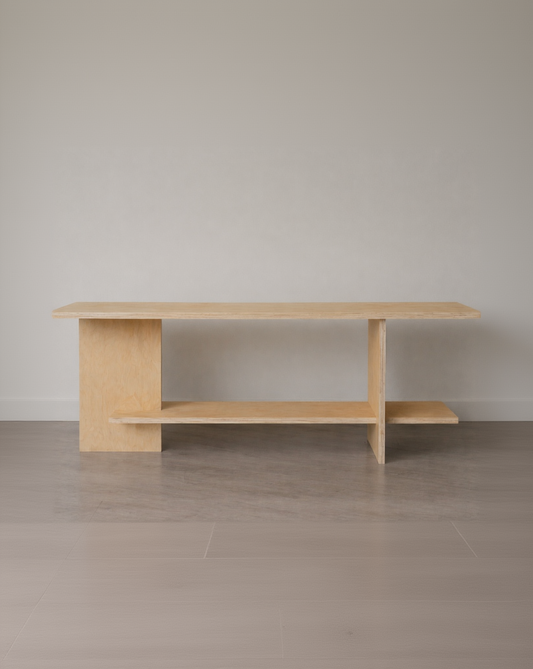 Rack de TV de Madera Japandi – Mueble Minimalista para Living - Linea 01