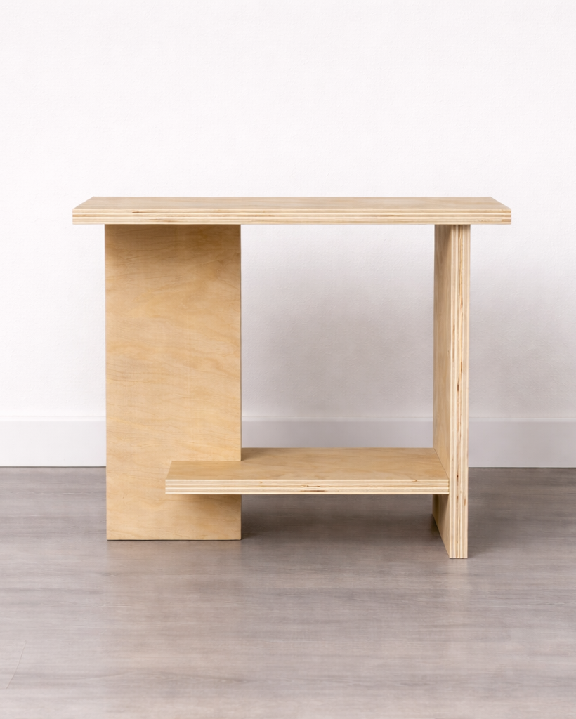 Velador de Madera Japandi – Mesa de Noche Minimalista - Línea 01
