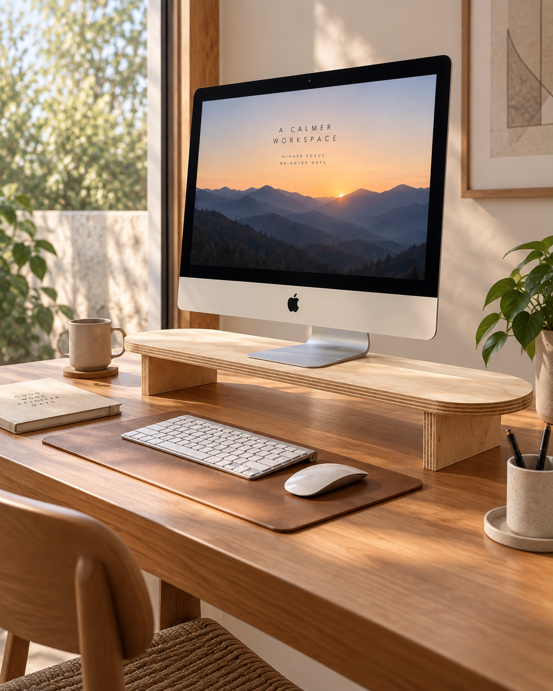 Base para Monitor – Alzamonitor Japandi