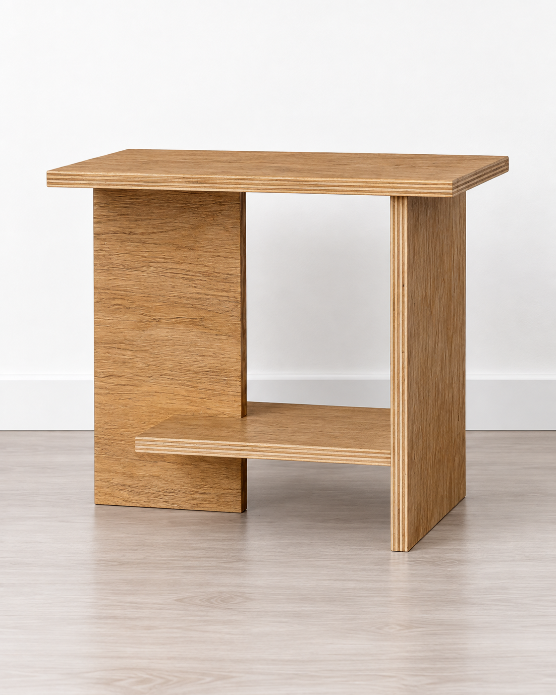 Velador de Madera Japandi – Mesa de Noche Minimalista - Línea 01