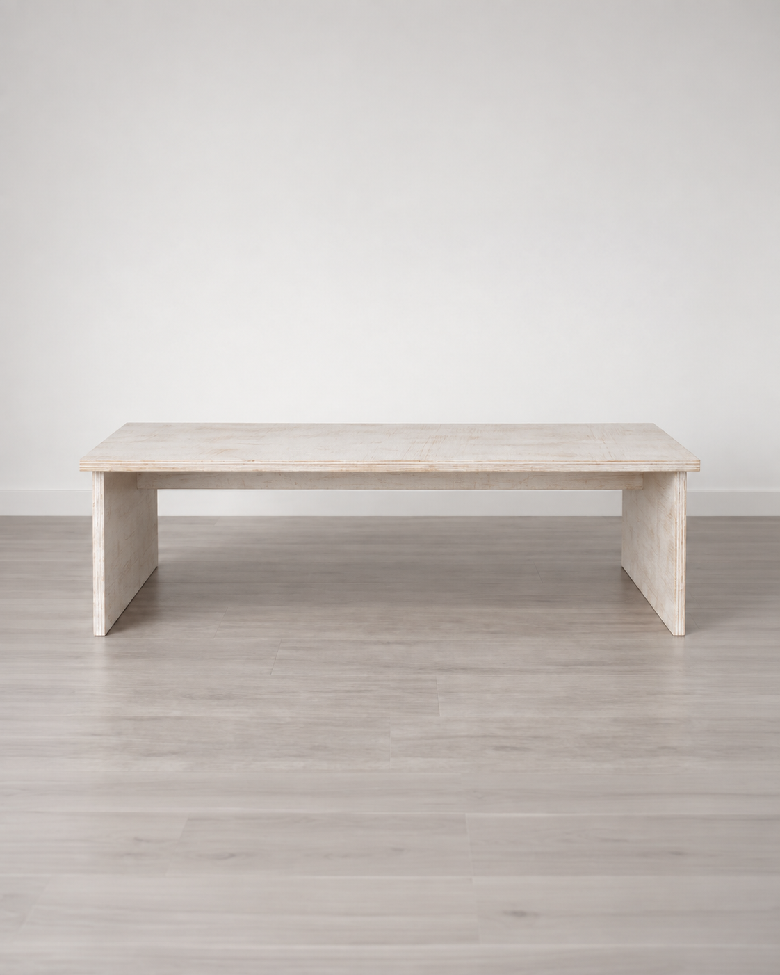 Mesa de Centro de Madera Japandi – Mesa Baja Minimalista para Living - Línea 01