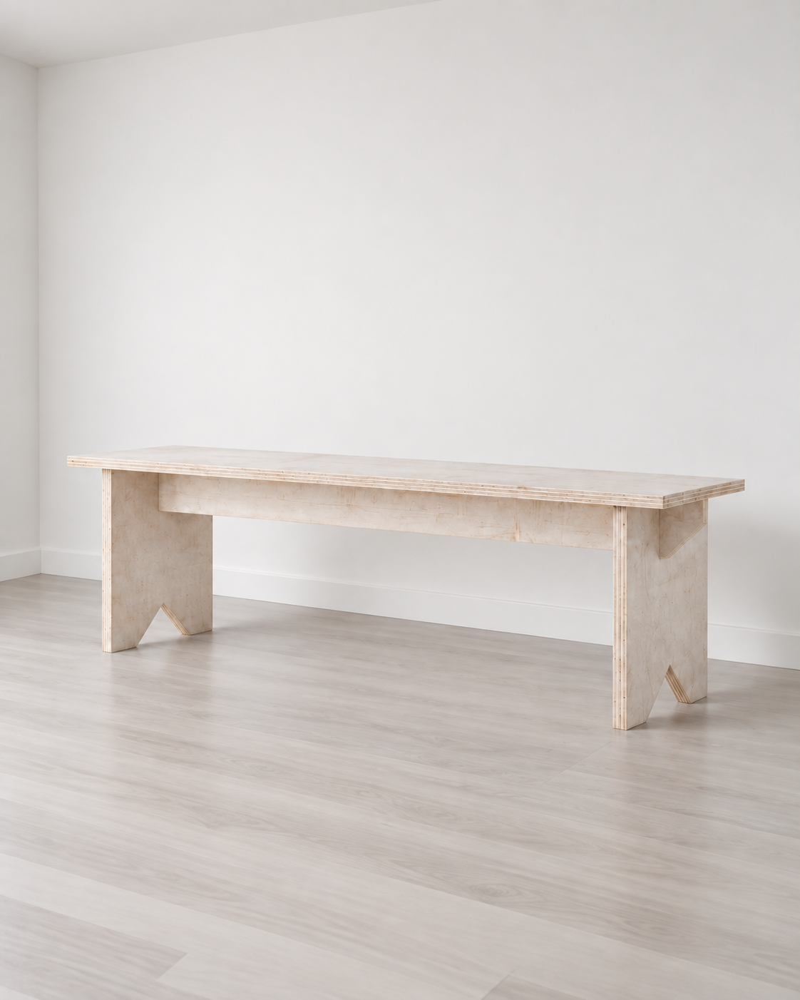 Banca de Madera Japandi – Banco Minimalista para Recibidor | Línea 01