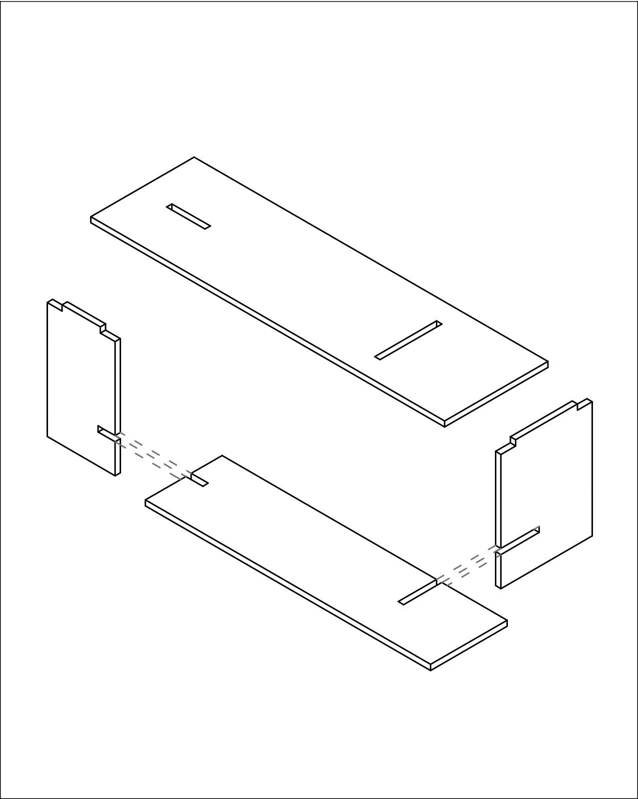 Rack de TV de Madera Japandi – Mueble Minimalista para Living - Linea 01