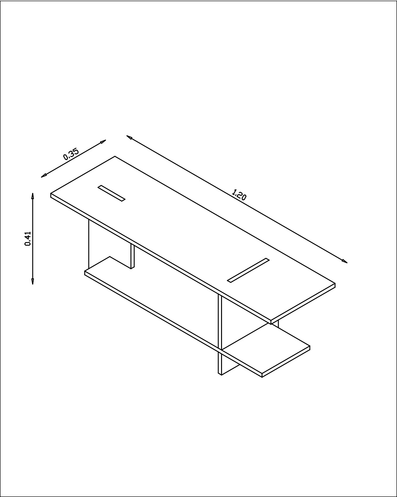 Rack de TV de Madera Japandi – Mueble Minimalista para Living - Linea 01