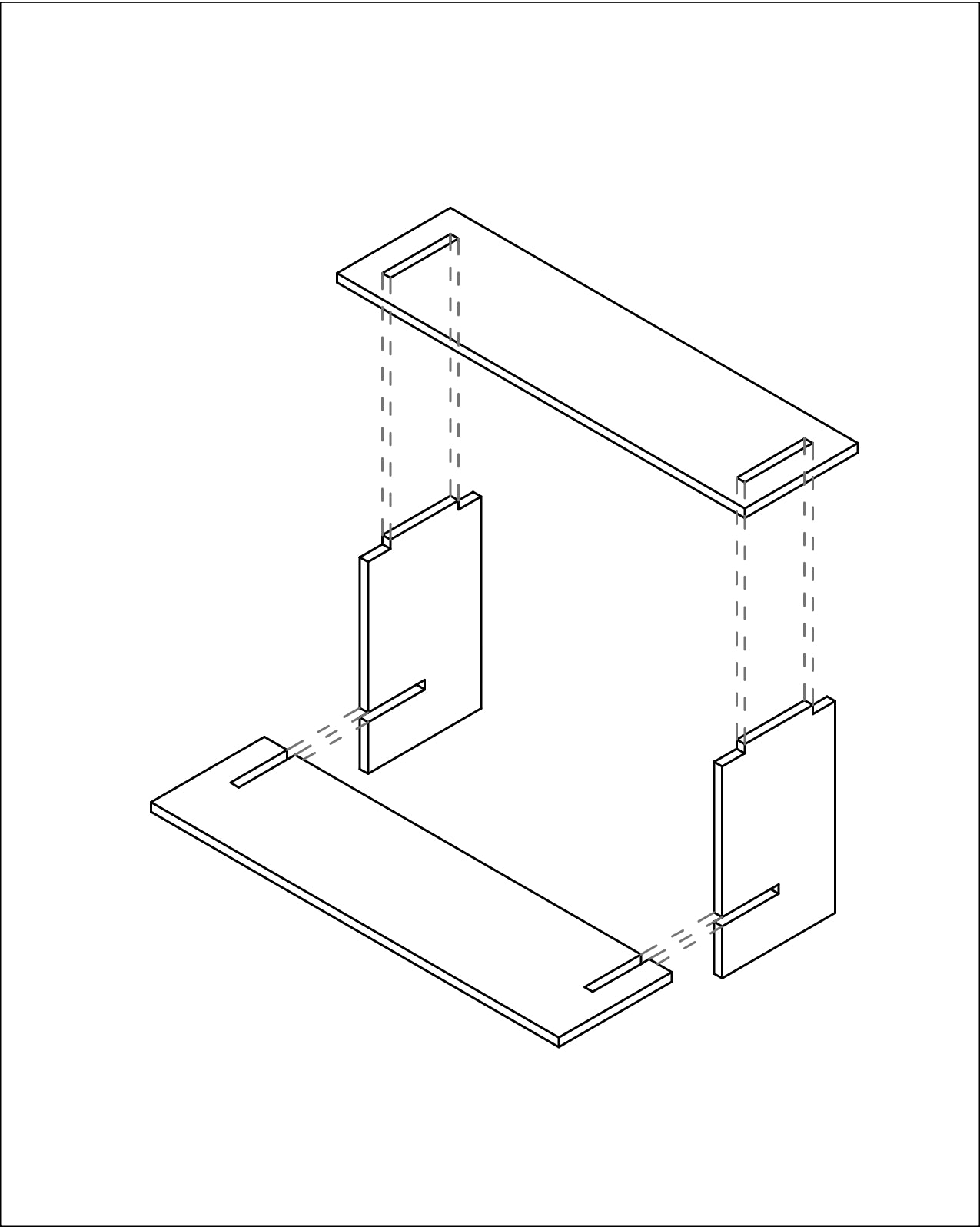 Consola Baja de Madera Japandi – Estantería Minimalista Multifuncional - Línea 1
