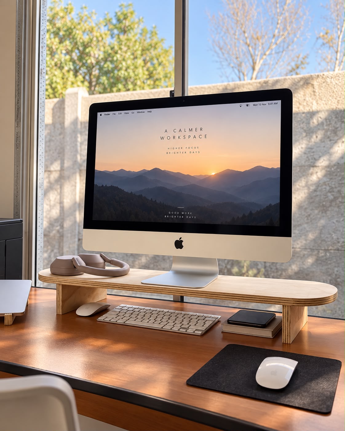Base para Monitor – Alzamonitor Japandi