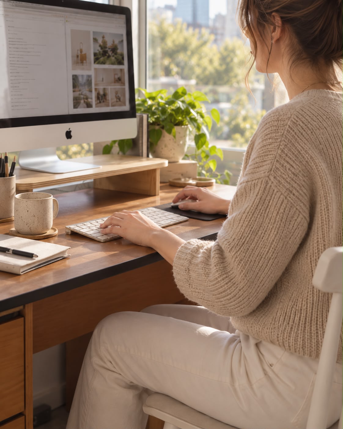 Base para Monitor – Alzamonitor Japandi